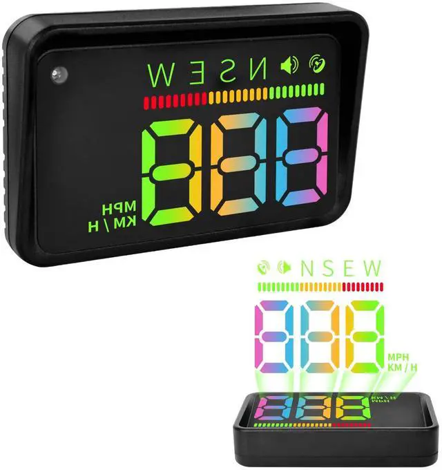 Main image of Heads up Display for Cars,HUD,Head up Display for Car,Car Speedometer Display,Automatic Brightness Adjustment,Speeding Alert,USB Cable Plug & Play