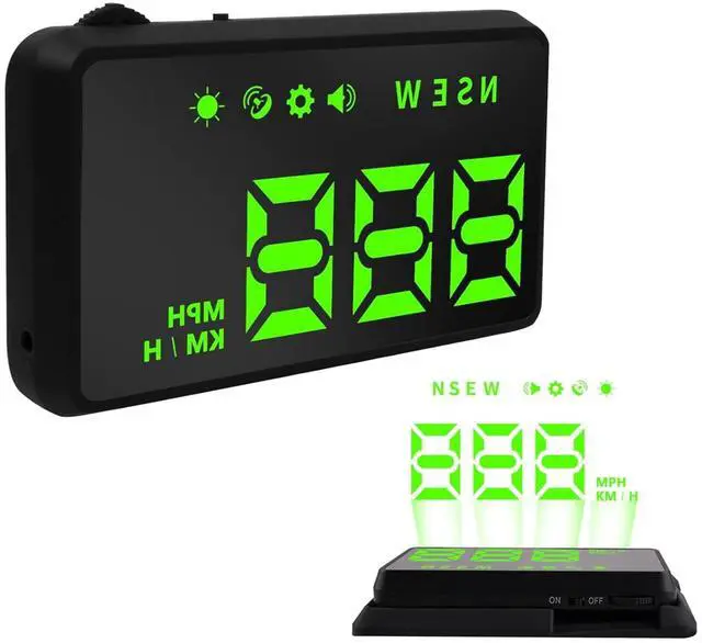 Main image of Heads up Display for Cars,Car HUD,Head up Display for Car,Car Speedometer Display,Automatic Brightness Adjustment,Speeding Alert,USB Cable Plug & Play