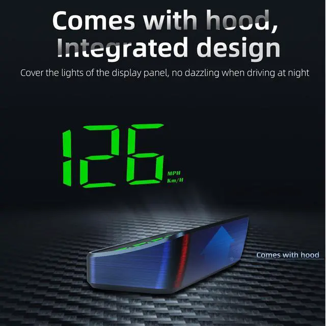 Alt view image 5 of 7 - Head Up Display M2, HUD Projection Display Speed, Compact Body, Large Font, Plug and Play, Suitable for All Vehicles