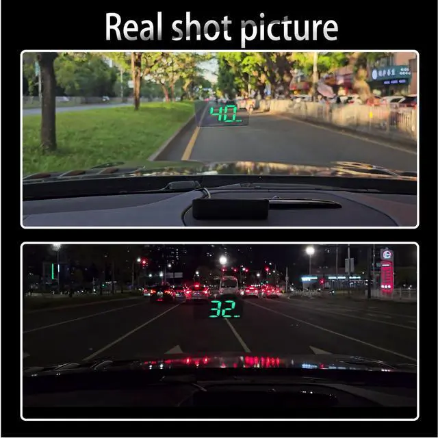 Alt view image 7 of 7 - Head Up Display M2, HUD Projection Display Speed, Compact Body, Large Font, Plug and Play, Suitable for All Vehicles