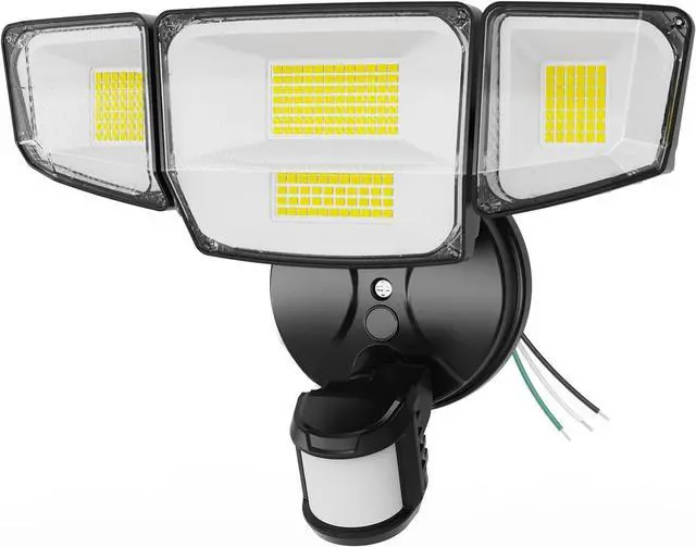 Main image of 90W 10000LM LED Security Lights Motion Sensor Outdoor Lights, 4 Head Dusk to Dawn, 6500K Daylight Flood Lights Outdoor Motion Sensor, IP65 Waterproof, Motion Light for Outside, Garage, Yard, Porch