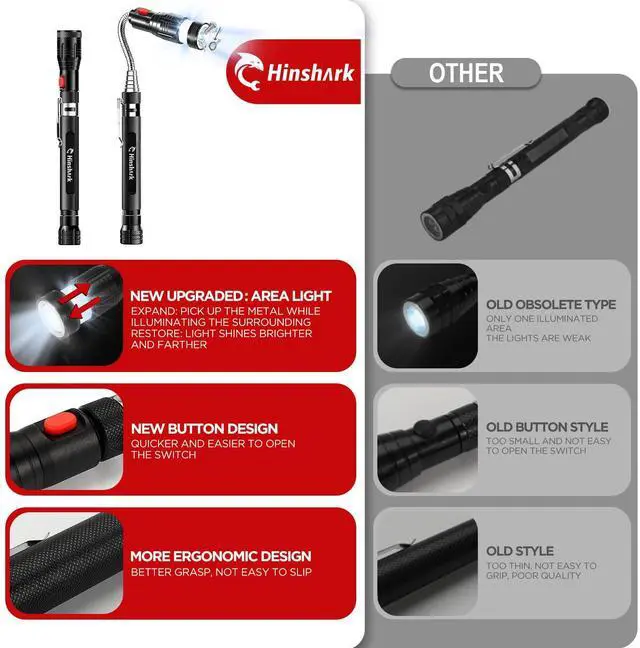 Alt view image 2 of 7 - Fathers Day Gift for Husband Dad, Gifts for Men Extendable Telescoping Magnetic Pickup Tools, Fathers Day Gift from Daughter Wife Son, Anniversary Birthday Gift for Men Husband Him, Cool Gadgets Tools