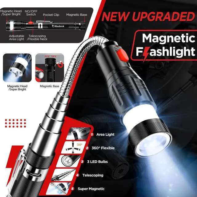 Alt view image 3 of 7 - Fathers Day Gift for Husband Dad, Gifts for Men Extendable Telescoping Magnetic Pickup Tools, Fathers Day Gift from Daughter Wife Son, Anniversary Birthday Gift for Men Husband Him, Cool Gadgets Tools