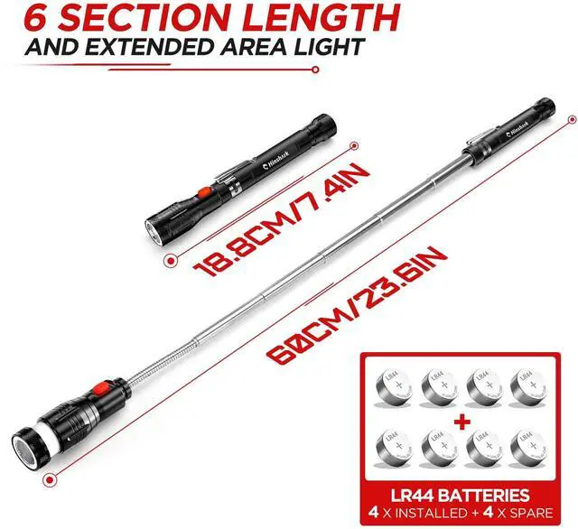 Alt view image 4 of 7 - Fathers Day Gift for Husband Dad, Gifts for Men Extendable Telescoping Magnetic Pickup Tools, Fathers Day Gift from Daughter Wife Son, Anniversary Birthday Gift for Men Husband Him, Cool Gadgets Tools
