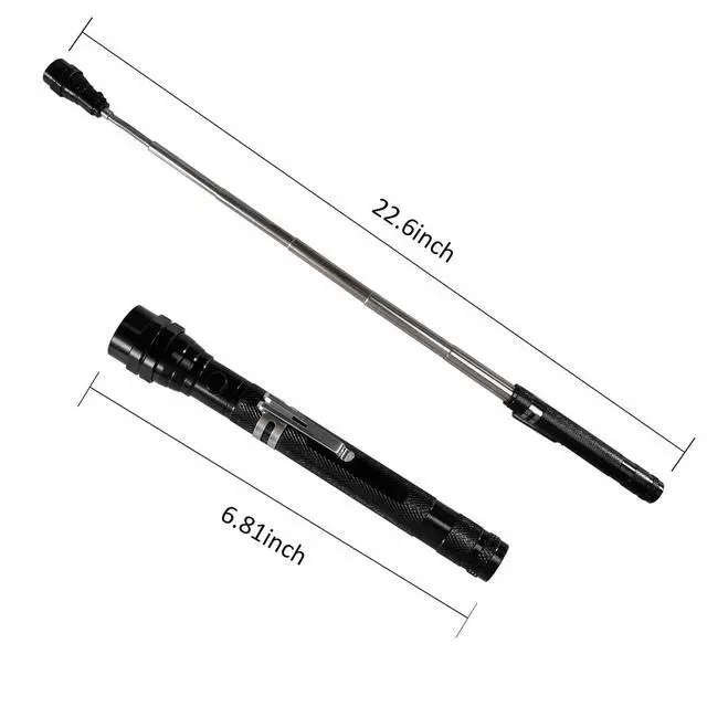 Alt view image 4 of 7 - Magnetic Flashlight Fathers Day Dad Gifts for Men, Stocking Stuffers for Men Adults, Pickup Tool Cool Extendable Magnet Telescoping Gadgets Easter Birthday for Him Handyman