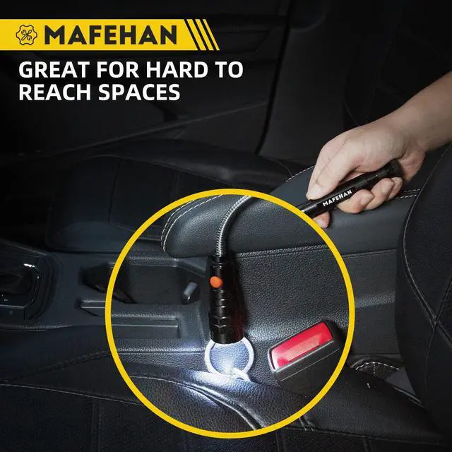 Alt view image 6 of 7 - Fathers Day Gifts for Dad, Magnetic Pickup Tool with LED Light, Telescoping Magnetic Retrieval Tool Extends to 22.5", Flexible Neck Pickup Magnet for Screws Bolts Nuts, Cool Gadgets for Men