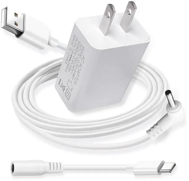 Main image of 13.1 ft Power Adapter Charger for Ring Stick Up Cam Plug in, Ring Pan Tilt Stick Up Cam, Spotlight Cam/Cam Pro Plug-in Camera Charging Cable Cord Replacement