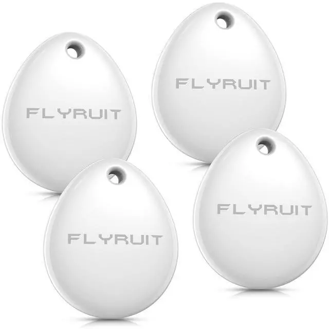 Main image of Air Tracker Tags-4 Pack for Apple Find My (iOS Only), Official MFi Certified, Mini Bluetooth Key Finder Locator with Sound, Smart Luggage Tracker for iPhone, Suitcases, Backpack, Wallet, Bike