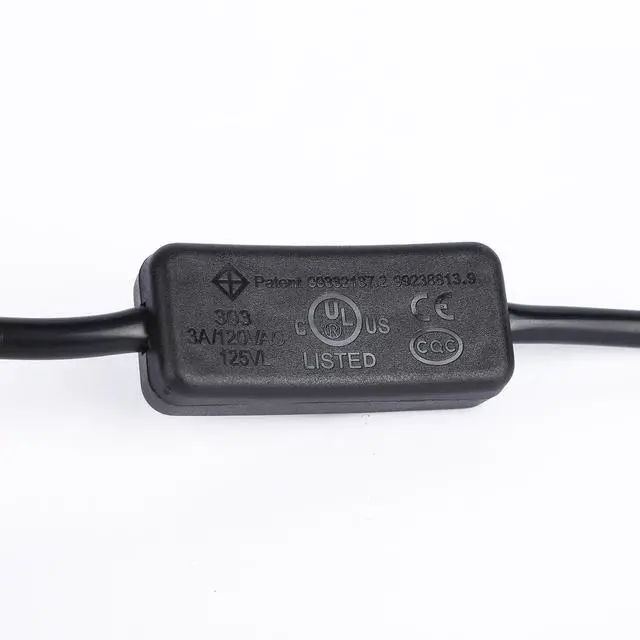 Alt view image 3 of 7 - 4FT Power Cable 3 Prong Grounding Plug, AC Power Cord Extension Cord with Switch On/Off and Fork Terminal Connectors, AC/DC Adapter 18 AWG for Electrical Testing, AC to DC Converter 110V to 12V