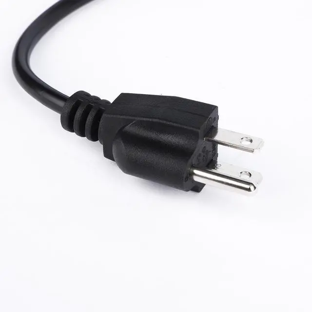 Alt view image 5 of 7 - 4FT Power Cable 3 Prong Grounding Plug, AC Power Cord Extension Cord with Switch On/Off and Fork Terminal Connectors, AC/DC Adapter 18 AWG for Electrical Testing, AC to DC Converter 110V to 12V