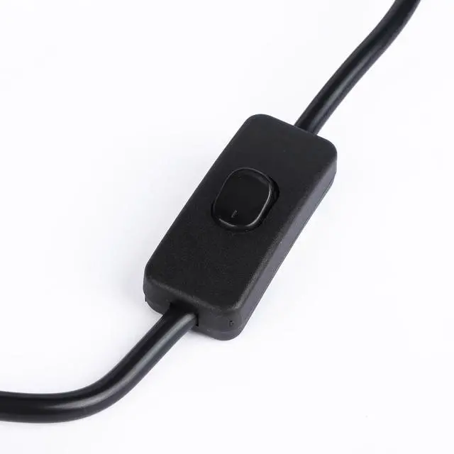 Alt view image 6 of 7 - 4FT Power Cable 3 Prong Grounding Plug, AC Power Cord Extension Cord with Switch On/Off and Fork Terminal Connectors, AC/DC Adapter 18 AWG for Electrical Testing, AC to DC Converter 110V to 12V