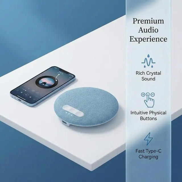 Alt view image 4 of 7 - 2026 New Sleep Pillow Speakerpillow Speakers for Sleeping with White Noise Timer Wireless Sleep Aid with Stereo Bass Private Sleep Headphones for Adult
