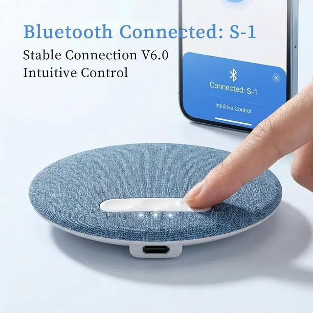 Alt view image 6 of 7 - 2026 New Sleep Pillow Speakerpillow Speakers for Sleeping with White Noise Timer Wireless Sleep Aid with Stereo Bass Private Sleep Headphones for Adult