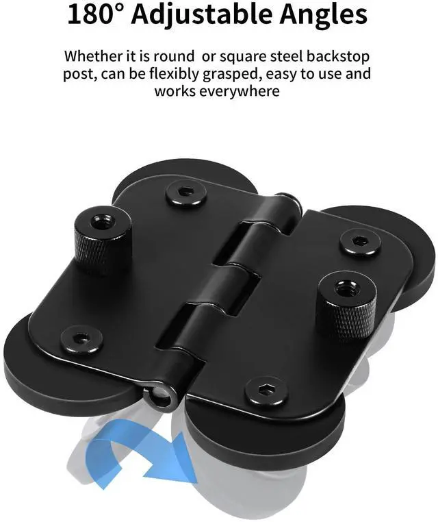 Alt view image 6 of 7 - Magnetic Fence Mount Live Streaming Kit for Mevo Start,Gopro, iPhone and Pocket Radar,Two 1/4'' Mount Points Camera Magnet Holder for Gamechanger at Baseballl,Softball Field