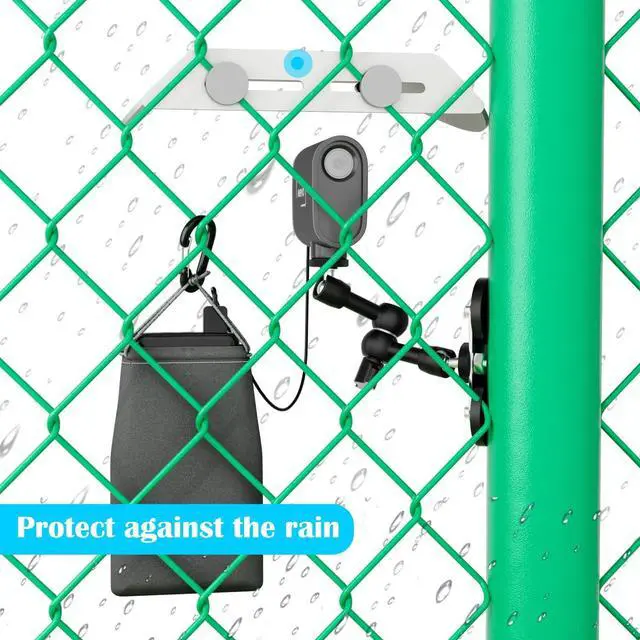 Alt view image 2 of 7 - Magnetic Fence Mount for Mevo Start, GoPro, iPhone and Action Cameras - Mevo Camera Mount Streaming Kit for Game Changer Recording Baseball Games