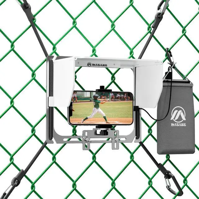 Main image of Game Changer Mounting Kit, Cell Phone Fence Mount with Shade, Gamechanger Streaming Kit, Fence Phone Holder for iPhone GoPro Camera Mevo Start Recording Baseball/Softball Games(Mini Plus)
