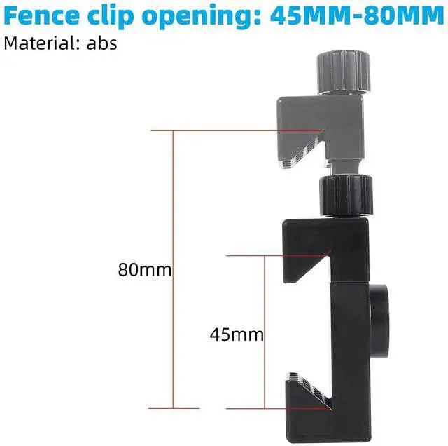 Alt view image 2 of 6 - Cell Phone Fence Mount for iPhone, GoPro, Insta360, and Other Action Cameras, Mevo Start for Baseball Softball Tennis Recording, Cameras Net Chain Link Fence Clip Mount Holder