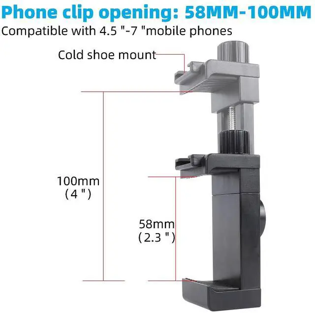 Alt view image 3 of 6 - Cell Phone Fence Mount for iPhone, GoPro, Insta360, and Other Action Cameras, Mevo Start for Baseball Softball Tennis Recording, Cameras Net Chain Link Fence Clip Mount Holder