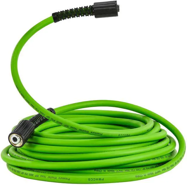 Main image of Pressure Washer Hose for Power Washer 3600 PSI High Pressure Replacement Hose 1/4" x 25 FT Flexible Power Washing Extension Hose Compatible with M22 Fittings
