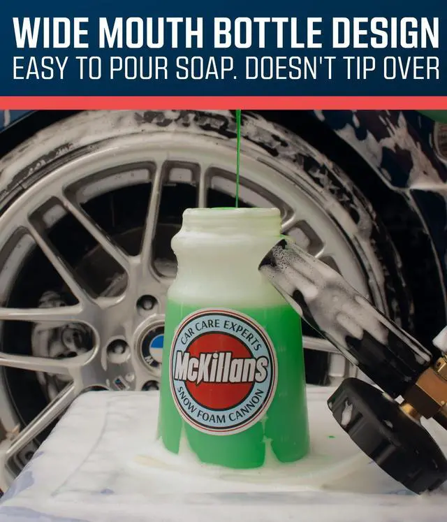 Alt view image 4 of 7 - Foam Cannon for Pressure Washer (Wide Mouth) - Car Wash Snow Foam Cannon Lance Pressure Washer Soap Dispenser for Car Washing with Adjustable Thick Foam + 1/4 Quick Connector