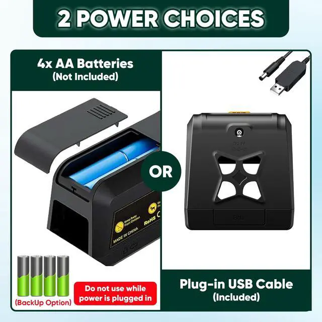 Alt view image 3 of 7 - Upgraded Humane Electric Mouse Trap Zapper, Large Electric Rat Trap No Touch Solution, Reusable Rodent Control for Home with High Voltage Instant Kill for Mouse Rats Mice Squirrels Gopher etc