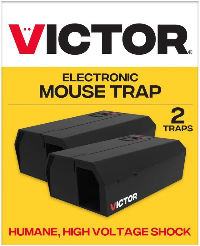Main image of Humane Mouse Traps Indoor for Home - M250BSR-2 - No Touch Electric Mouse Traps for Home, Pack of 2