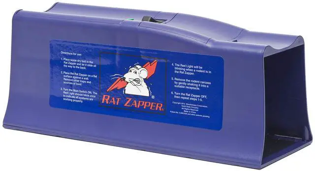 Main image of Rat Zapper Classic Indoor Electronic Mouse and Rat Trap - 1 Electric Trap - RZC001-4 - Kill Up To 20 Rats - Easy to Use - LED Light Catch Alerts - Humanely Kill Mice and Rats - No See, No Touch