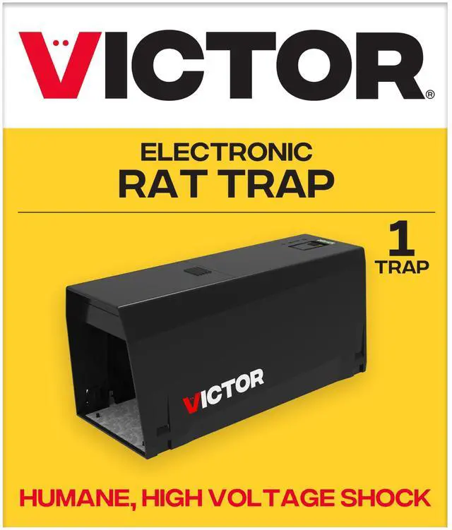 Main image of Indoor Electronic Rat Trap, Humane Electric Rat Traps Indoor for Home, No Touch, No See Traps - M241B - Quickly and Humanely Kill Rats Indoors - 1 Pack