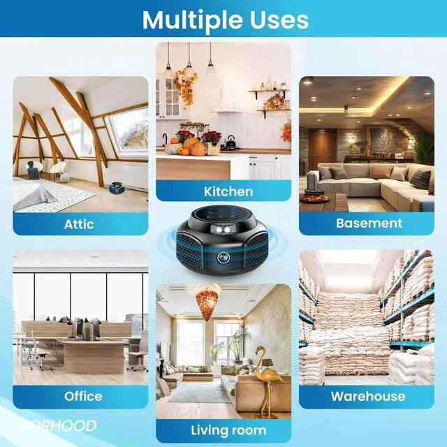 Alt view image 7 of 7 - Ultrasonic Pest Repellent Plug-in, Electronic Mouse Traps & Insect Repellent, Pest Control for Rodent, Roach, Ant, Squirrel, Spider, Bugs, Mouse, Rat, Bat for Home, Office, Warehouse Black 1 Pack