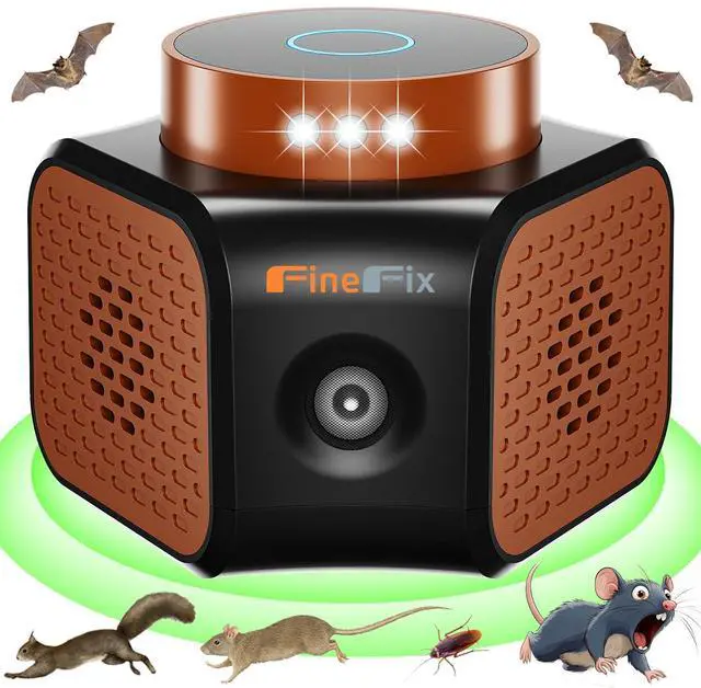 Main image of 360 Plug in Mouse Deterrent Ultrasonic Pest Repeller 4-Modes Best Thing to get rid of mice Repellent Indoor Mouseblocker for House Attic Garage Warehouse Rvs repelente ultrasonico de plagas