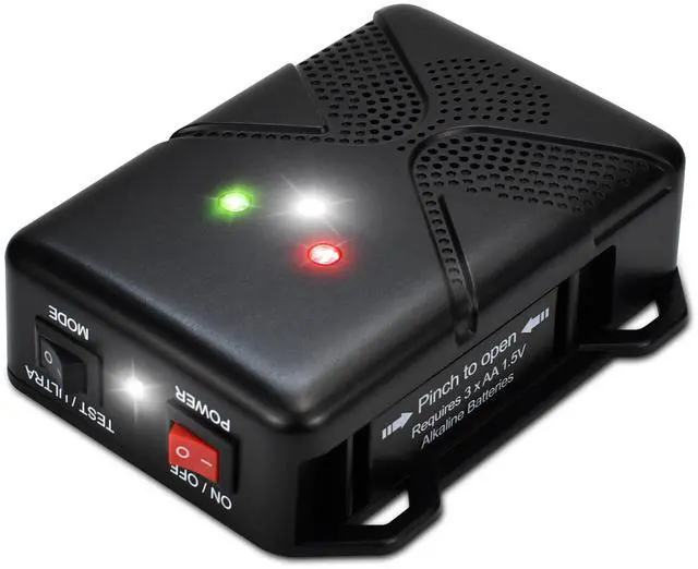 Main image of Ultrasonic Rodent Repellent for Car Engine Battery Powered Under Hood Mouse Repeller with Flashing Strobe Light, Keeps Rats and Mice Away from Vehicle, Automobile, Truck, Garage, Attic, Barn, Shed