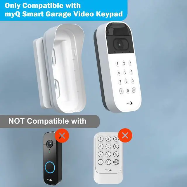 Alt view image 2 of 7 - Swivel Mount for myQ Smart Garage Video Keypad ,Angle Adjustable(40 to 140 ) Degree Mounting Bracket for myQ ,Easy to Install (Video Keypad is NOT Included