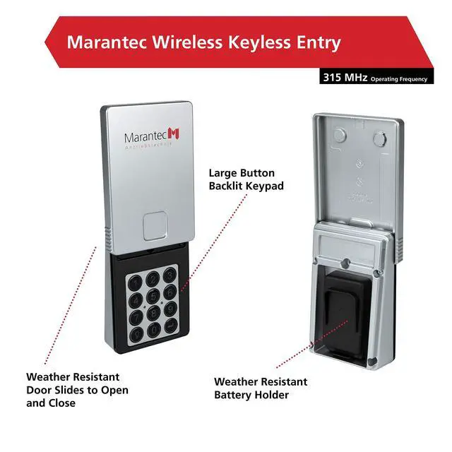 Alt view image 7 of 7 - Wireless Keyless Entry System for Garage