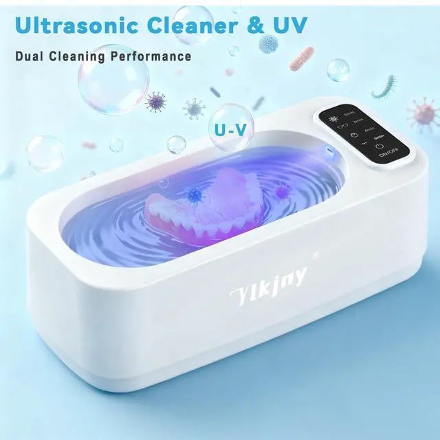 Alt view image 4 of 7 - Ultrasonic Jewelry Cleaner, 55KHz 400ml Ultrasonic Cleaner with 4 Cleaning Modes & LED Light, Ideal for Jewelry Cleaner, Eyeglasses, Rings, Retainers, Silverware, Watches and Small Valuables