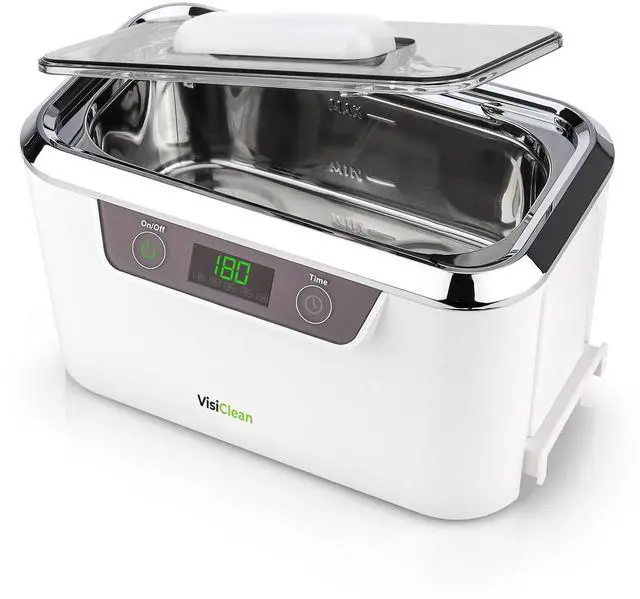 Alt view image 2 of 7 - Ultrasonic Cleaner, Professional Ultrasonic Jewelry Cleaner for Diamond Ring, Silver, Gold, Earrings, Necklaces, Glasses, Denture, Retainer, Cpap, Coins, Mouthguard, Razors