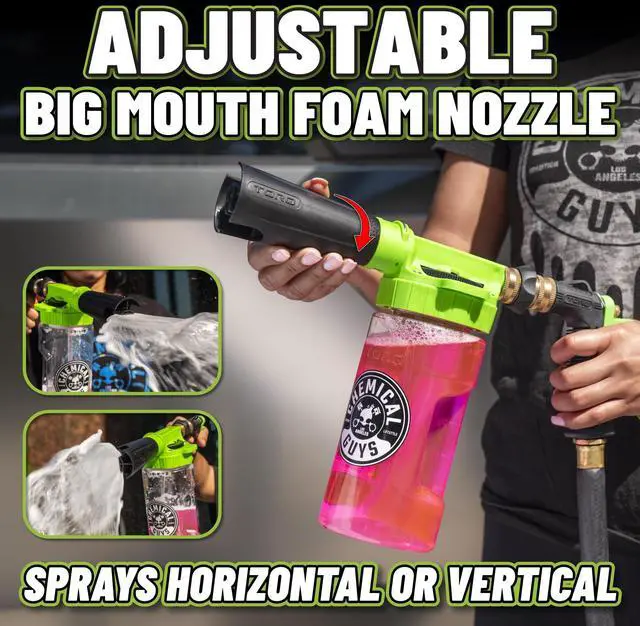 Alt view image 2 of 2 - Chemical Guys 10-Piece Arsenal Builder Car Wash Kit with Foam Gun, Bucket, and 3 - 16 fl oz Car Care Products & Chemicals - Works with Garden Hose for Trucks, SUVs, Motorcycles, and More