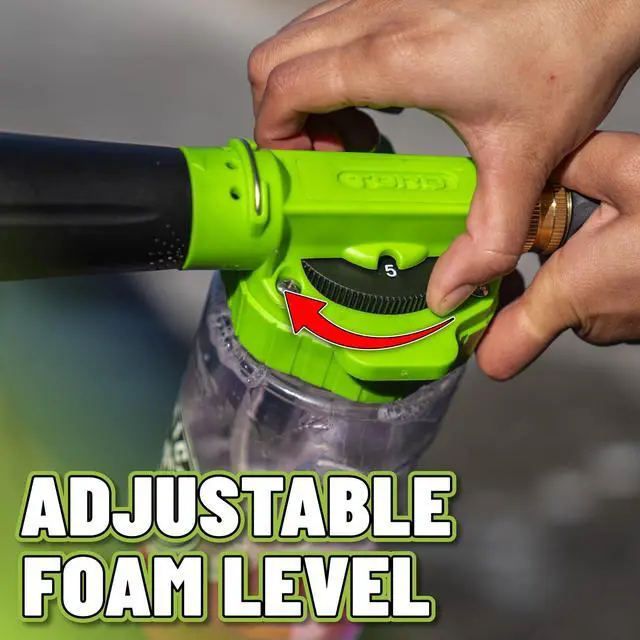 Alt view image 6 of 7 - TORQ Foam Blaster 6 - Foam Cannon Garden Hose Attachment, Easy to Use, Sprays Thick Suds for Safe Washing Trucks, SUVs, Motorcycles, RVs, and Other Vehicles