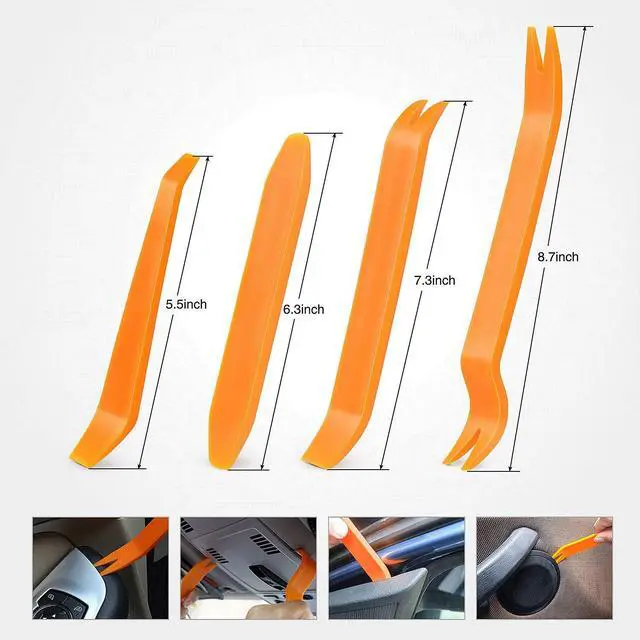 Alt view image 5 of 7 - 415 Pcs Car Retainer Clips & Fastener Remover - 18 Most Popular Sizes Auto Push Pin Rivets Set -Door Trim Panel Compatible with GM Ford Toyota Honda Chrysler(CL-19)
