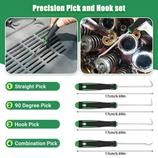 Alt view image 5 of 7 - 415Pcs Trim Removal Tool, Car Panel Door Radio Removal Kit, Auto Push Pin Bumper Retainer Clip Set, Fastener Terminal Remover Tool Adhesive Cable Clips Auto Clip Pliers