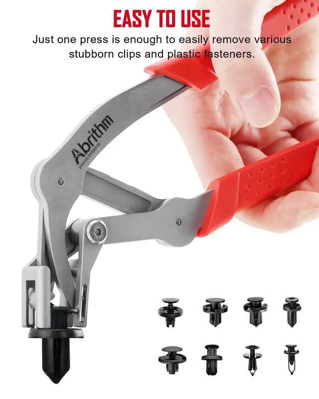 Alt view image 5 of 7 - Car Clip Pliers, Professional Auto Clip Removal Pliers Tool, Panel Clip Removal Tool for Automotive Plastic Fasteners, Push Pin & Door Trim Disassembly Without Damage