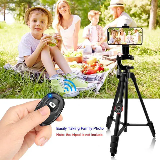 Alt view image 3 of 7 - Wireless Camera Shutter Clicker | Camera Shutter Remote Control for iPhone & Android Smartphones | Wireless Remote Control Selfie Button - Includes Wrist Strap