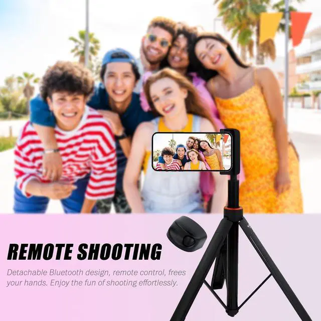 Alt view image 6 of 6 - Magnetic Selfie Ring Light, Snap Grip with Detachable Bluetooth Remote Control for iPhone, Rechargeable LED Fill Light, Smartphone Camera Handle, Photo Shooting Acccessories Compatible with Magsafe
