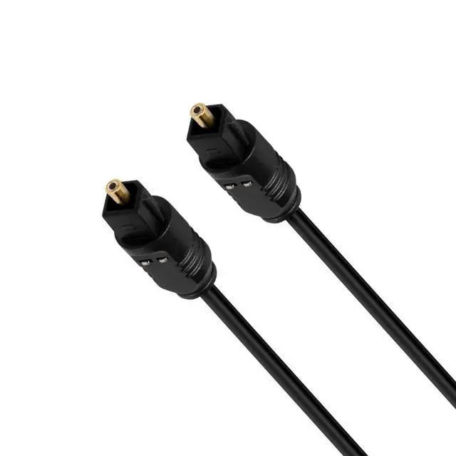 Alt view image 5 of 6 - Optical Audio Cable 1.5 ft Toslink Cable Slim Fiber Optic Cable Gold Plated Slim Optical Cord Digital S/PDIF Audio for Soundbar, AV Receivers, TV Sound Bar, Game Console