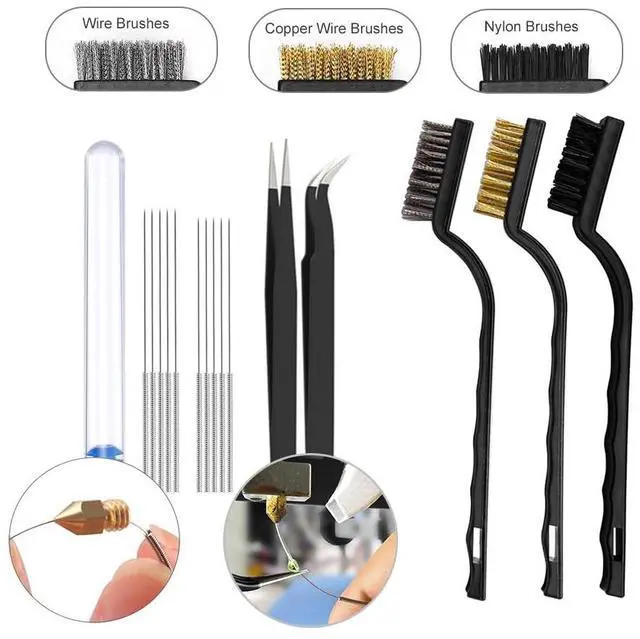 Alt view image 5 of 7 - 54 PCS 3D Printer Tool Kit, 3D Printer Accessories Kit for Cleaning, Removal Finishing Cutting, Include Metal Deburring Tool, Removal Tools, Nozzle Cleaning Kit and More, for Bambu, Ender 3, Kobra
