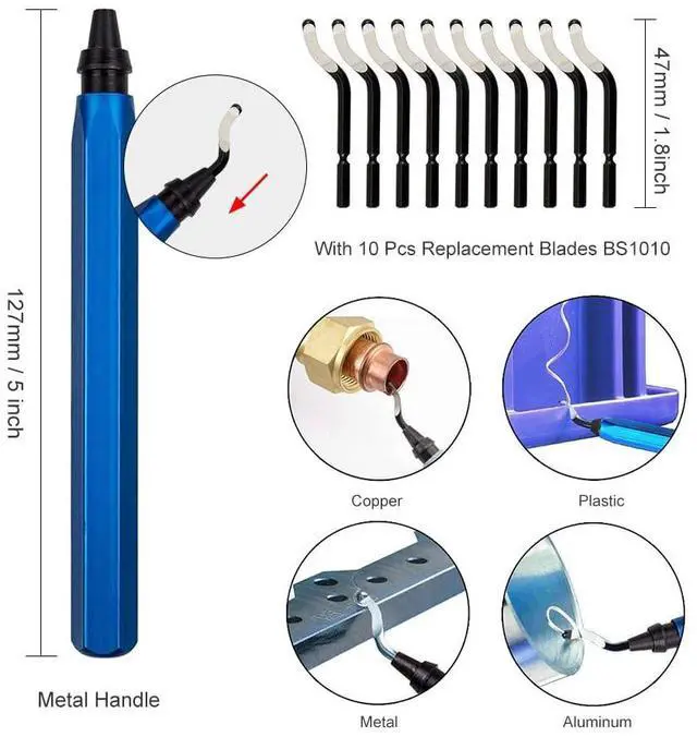 Alt view image 6 of 7 - 54 PCS 3D Printer Tool Kit, 3D Printer Accessories Kit for Cleaning, Removal Finishing Cutting, Include Metal Deburring Tool, Removal Tools, Nozzle Cleaning Kit and More, for Bambu, Ender 3, Kobra