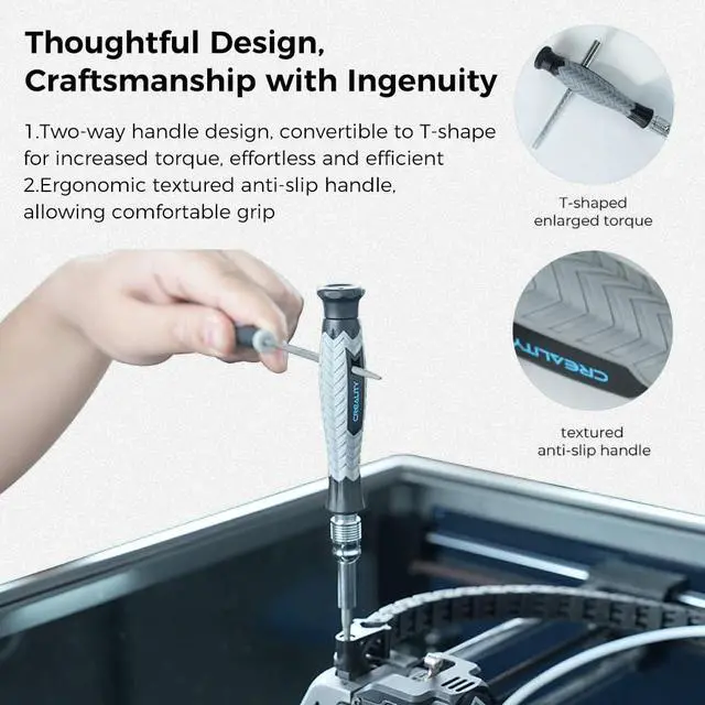 Alt view image 6 of 6 - 3D Printer Tools Kit, 74 Pcs 3D Printing Tool Wrap Kit Assembly/Removal/Finishing/Deburring/Filament Cutting/Nozzle Cleaning/Printing Model Tool, 3D Printer Accessories for All FDM Printers