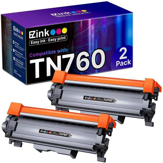 Main image of TN760 Toner for Brother Printer Compatible for Brother TN-760 TN730 TN-730 Toner Cartridges to Use with MFC-L2710DW MFC-L2750DW HL-L2350DW HL-L2370DW HL-L2395DW L2390DW DCP-L2550DW (2 Black)