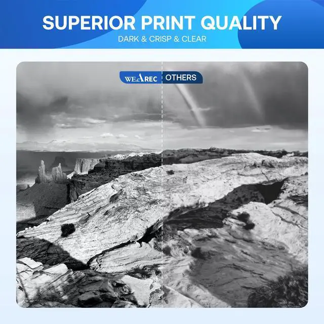 Alt view image 3 of 5 - Compatible Toner Cartridge Replacement for Brother TN760 TN-760 TN730 with HL-L2350DW HL-L2370DW MFC-L2750DW DCP-L2550DW Printer (Black 4 Pack)