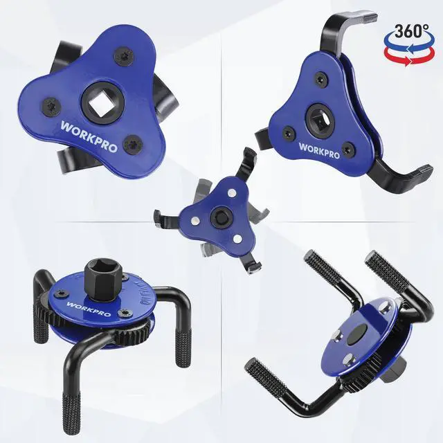 Alt view image 6 of 6 - Universal Oil Filter Wrench Adjustable (68-130mm), Oil Filter Removal Tool, Oil Filter Change Set, Ideal for Engine Filters, Conduit, & Fittings