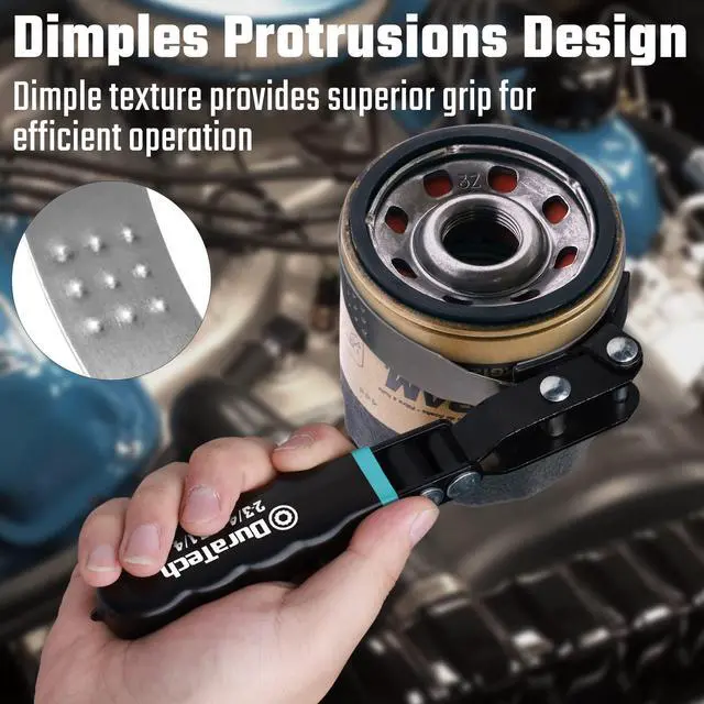 Alt view image 2 of 6 - Small Swivel Oil Filter Wrench, Oil Filter Removal Tool Fits Filters 2-3/4" to 3-1/4", Perfect for Car Repair Tools